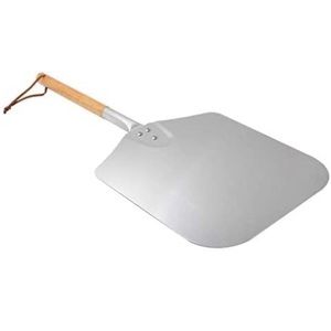 28" Long Metal Pizza Peel with Wooden Handle